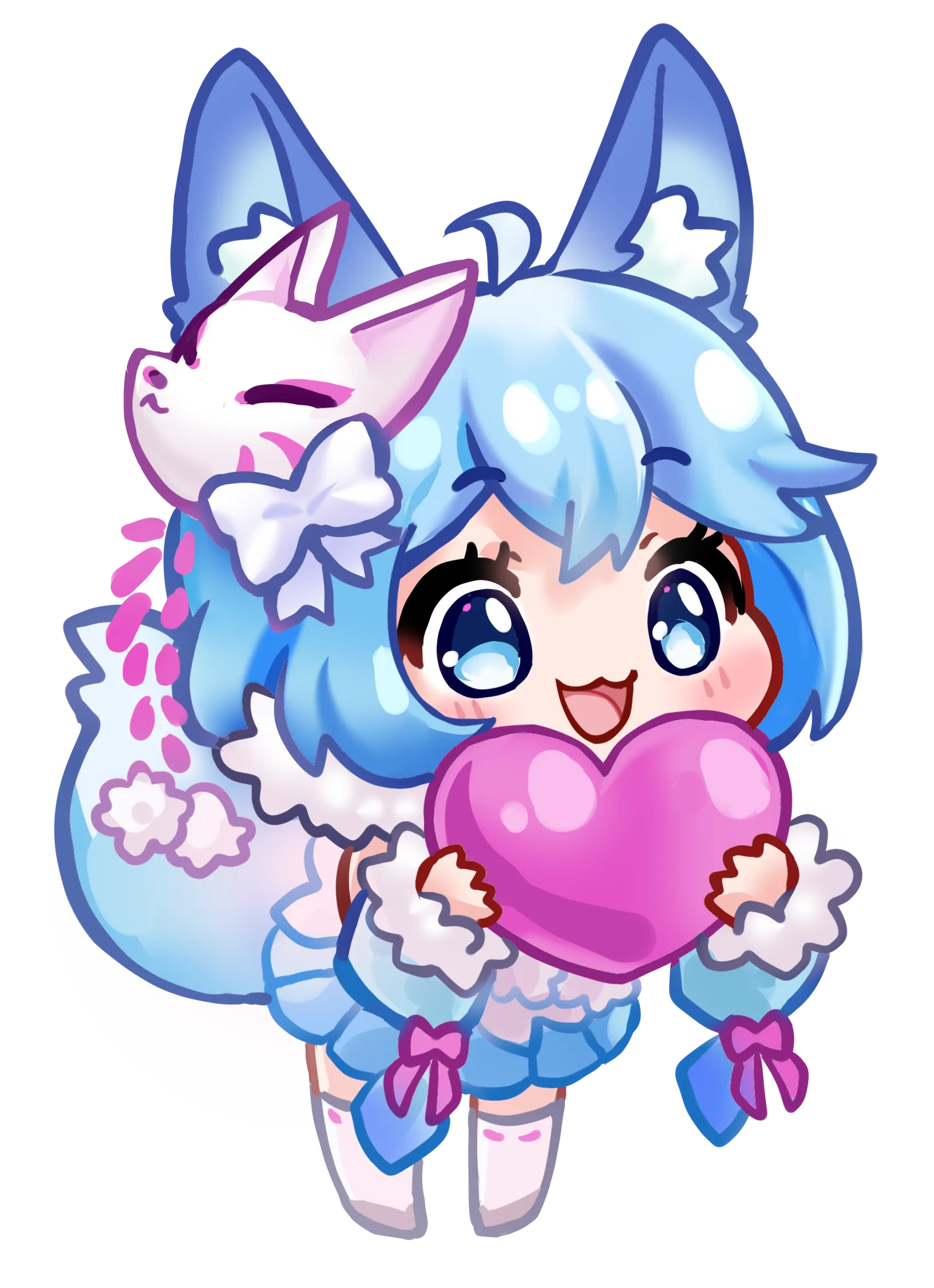 MofuCon heart mascot